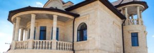 Дагестанский камень в облицовке фасада