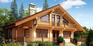Двухэтажные дома из бруса: особенности строительства
