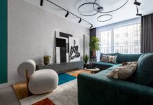 Микс фактур и контрастные акценты: как стильно обустроили квартиру 87 м² в Новосибирске