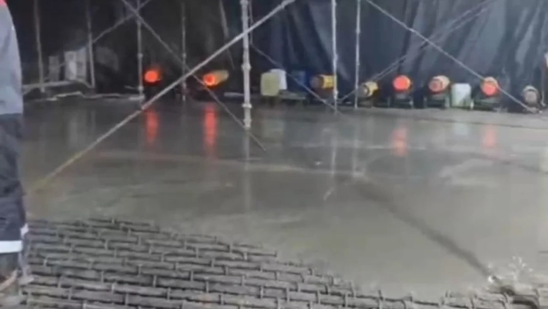 Первый участок будущей станции метро «Сенная» залили в Нижнем Новгороде