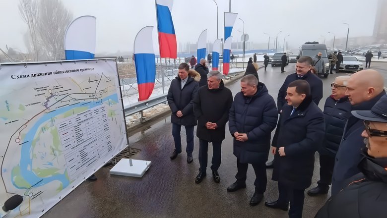 Замминистра Стасишин открыл новую дорогу на юге Волгограда