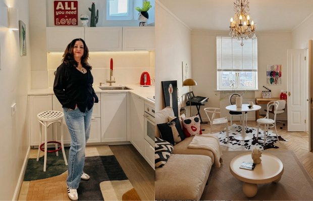 Нестандартная сталинка: двушка 48 м² с кухней без окна!