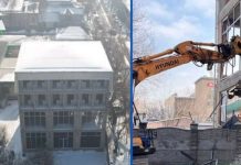 «Сказано — сделано»: в Алматы снесли очередное здание