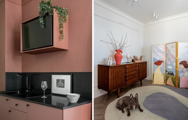 Спокойная база и яркие акценты: 4 интерьера дизайнера Сары Михайловой