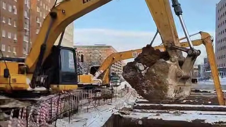Строительство метро возобновили на ул. Горьковской в Нижнем Новгороде