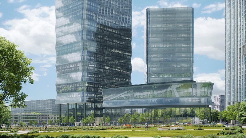 Проект бизнес-центра на Верейской улице в Можайском районе Москвы