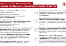 В правительстве Москвы разъяснили актуальные требования к градостроительным проектам