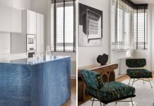 Интерьер, который удивляет: трёшка 96 м² с советской эстетикой и арт-коллекцией