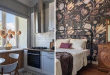 Яркая сталинка 70 м² с элементами ретро на Чистых прудах