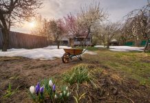 Как расчистить участок после зимы за одни выходные