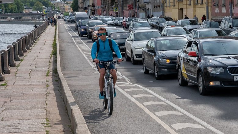 Почти 30 километров новых велодорожек построят в Петербурге к 2029 году
