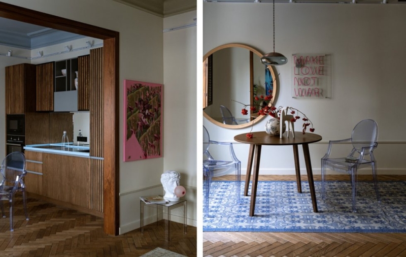 Сталинская двушка 58 м² в Казани для молодой девушки