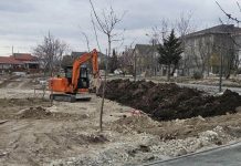 В Бахчисарае благоустраивают сквер «Герайлар»