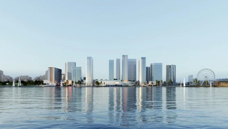 На берегу Казанки построят 10 жилых башен, самая высокая достигнет 119 метров