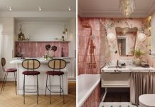 Парижский стиль на 34 м²: как разместить спальню, гардеробную и камин в обычной однушке