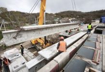 В Бахчисарайском районе Крыма ремонтируют мост через Альму