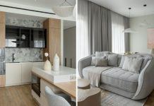 Светлый минимализм и тактильные фактуры в московской трешке 79 м²