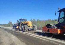 В Омской области начали ремонт 13 км трассы Тара — Усть-Ишим