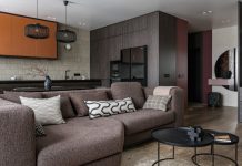 Функциональная квартира 120 м² с акцентом на природные цвета и материалы