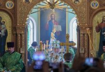 Патриарх Кирилл освятил закладной камень храма в честь Иоанна Кронштадтского