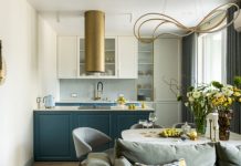 Балийские мотивы и брутальная эстетика в квартире 96 м²