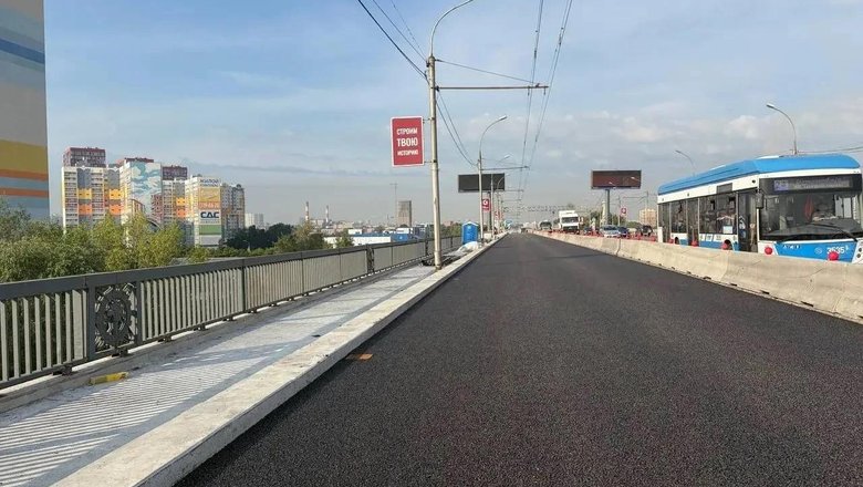 В Новосибирске начался финальный этап ремонта Димитровского моста