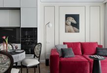 Черно-белая графика с французским акцентом в однушке 43 м² для айтишницы