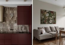 Смелая палитра и сложная геометрия: красочный интерьер в трешке 65 м²