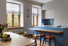 Трешка 80 м² для молодого айтишника в дореволюционном доме на Плющихе