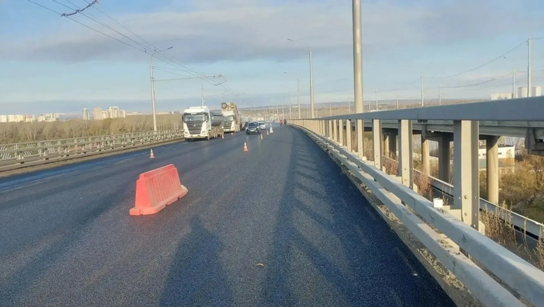 В Уфе завершили ремонт покрытия Затонского моста